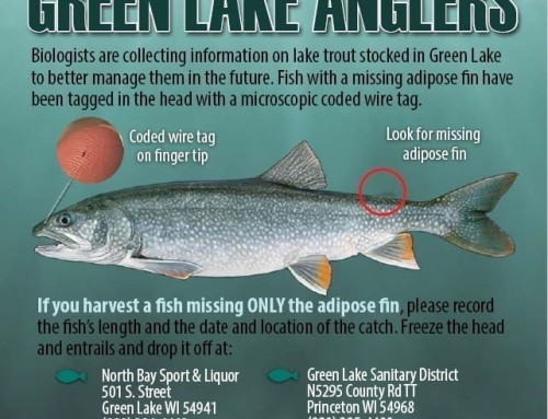 Heads up.  Green Lake (WI) Trout Fisherman